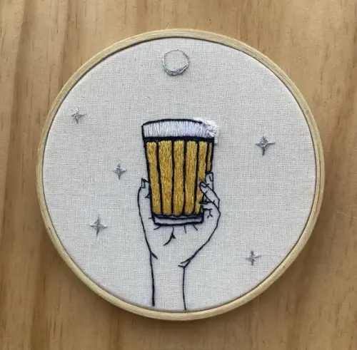 Bastidor Bordado Cervejinha