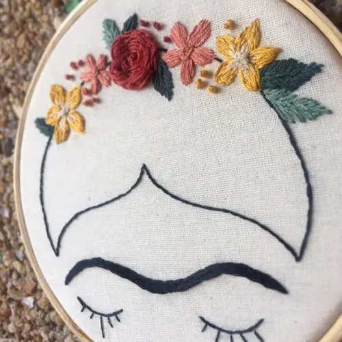 Bastidor Bordado Frida