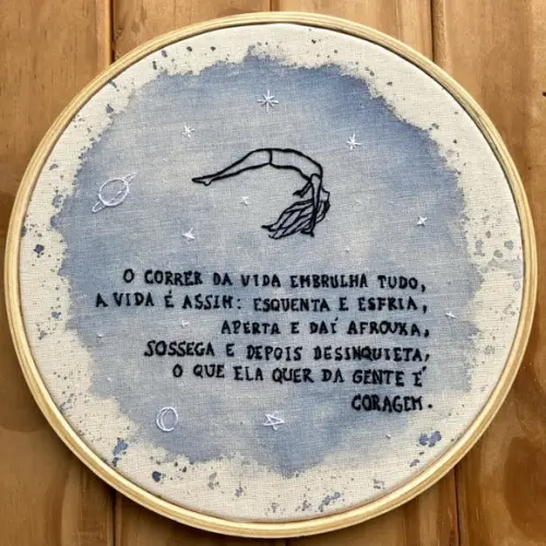 Bastidor Bordado Grande Sertão