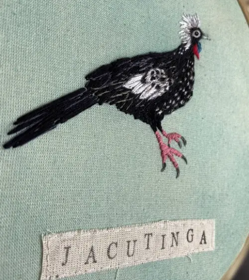 Bastidor bordado Jacutinga
