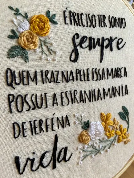 Bastidor Bordado Maria, Maria