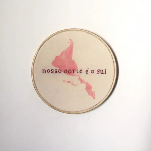 Bastidor Bordado Nosso Norte É o Sul