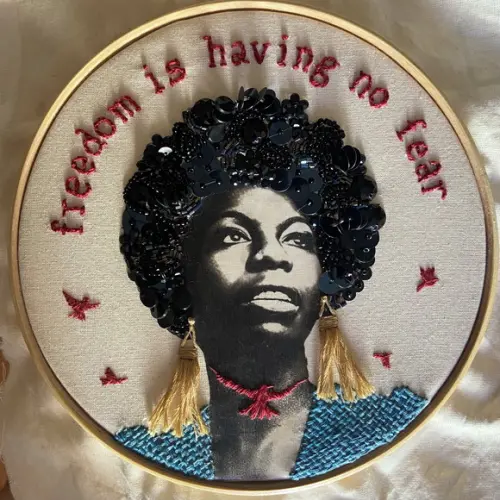 Bastidor Bordado Nina Simone
