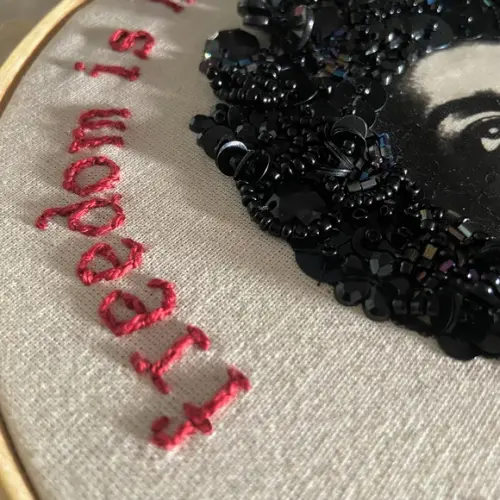 Bastidor Bordado Nina Simone