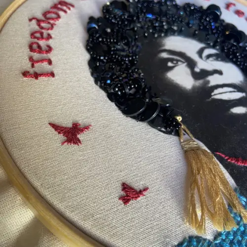 Bastidor Bordado Nina Simone