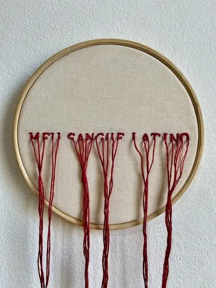 Bastidor Bordado Sangue Latino II
