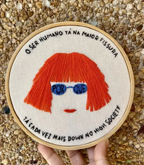 Bastidor Bordado Rita Lee