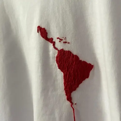 Camiseta Bordada América Latina