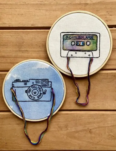 Duo de Bastidores Bordados