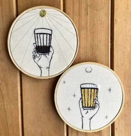 Duo de Bastidores Bordados Coisa Nossa