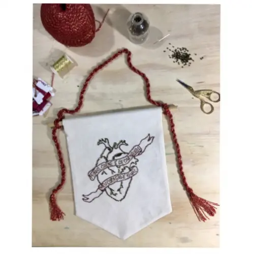 Flâmula Bordada Carne de Carnaval