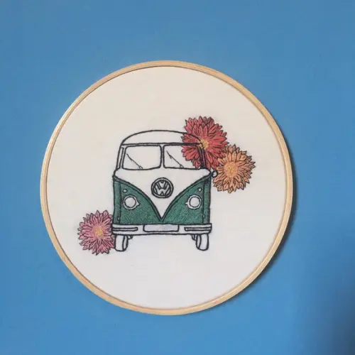 Bastidor bordado Kombi