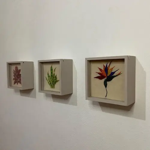 Quadro Bordado Espada de Santa Bárbara