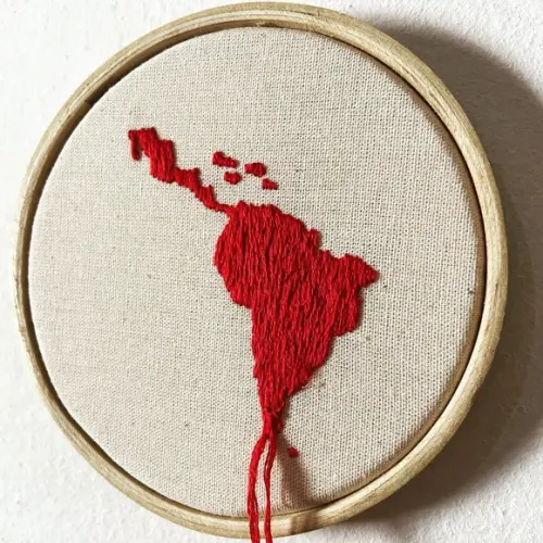 Trio de Bordados Latinidades