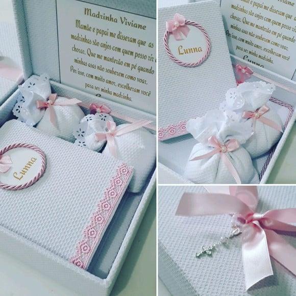 Lembrança padrinhos de Batizado
