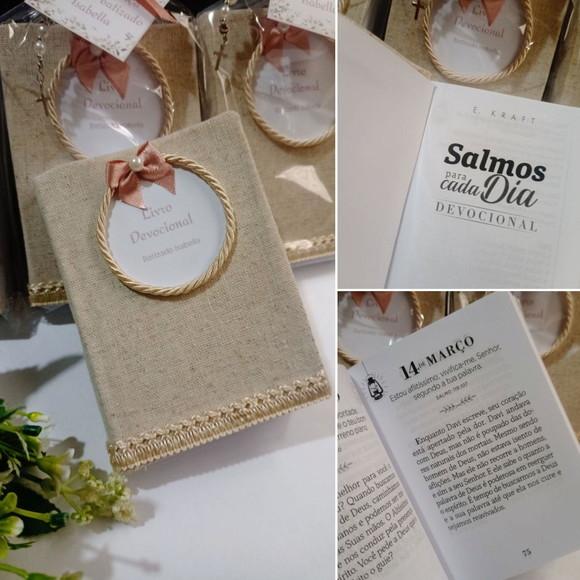 Lembrança Batizado ( Livro Devocional com Deus )