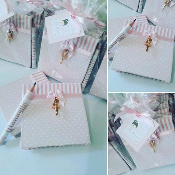 Bloco de Notas Personalizado com Mini Lápis