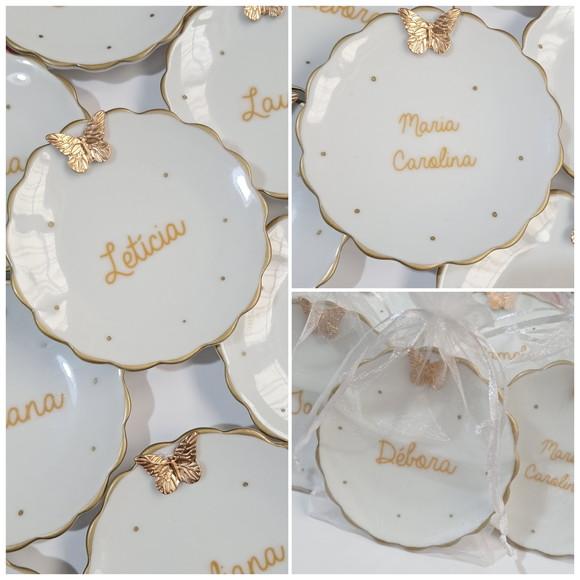 Porta Jóia do Dia em Porcelana