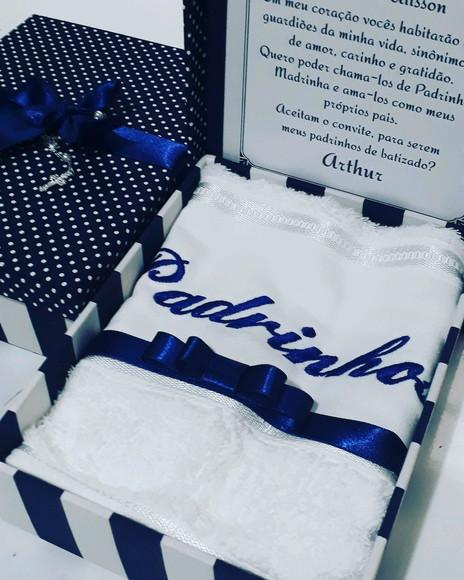 Lembrança padrinhos de Batizado