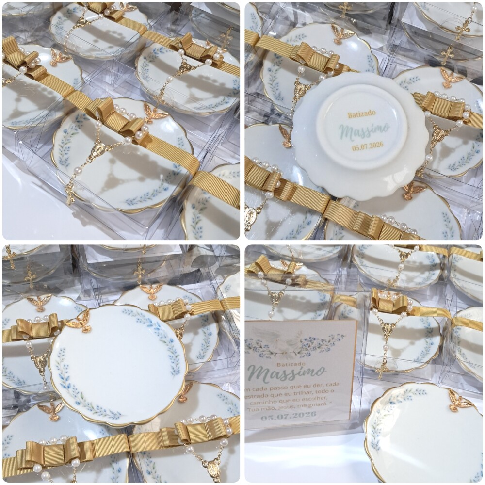 Salva de porcelana personalizado