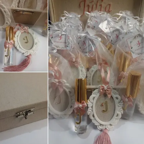 Kit Lembrança Maternidade Quadrinho e Home Spray