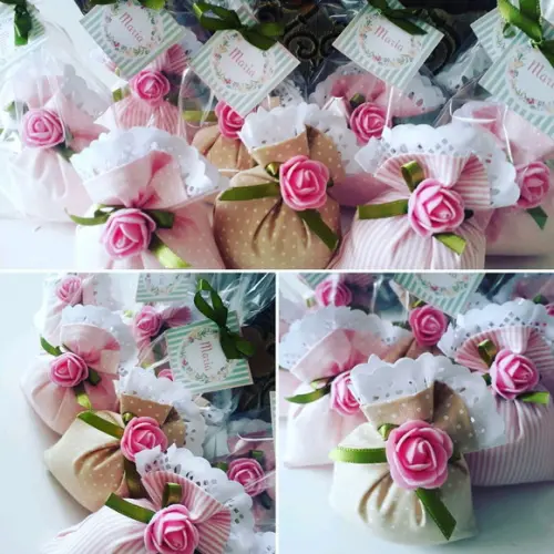 Sachês Perfumados ( com mini flor )