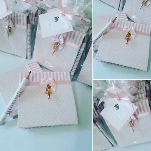 Bloco de Notas Personalizado com Mini Lápis