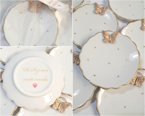 Porta Jóia do Dia em porcelana personalizados
