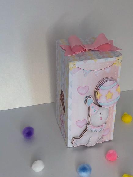 Personalizados Circo Rosa Aquarelado - Kit com 20 Unidades