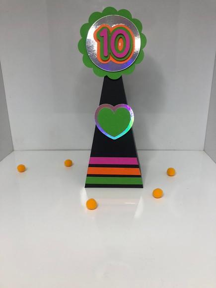 Personalizados Festa Neon - Kit com 20 Unidades