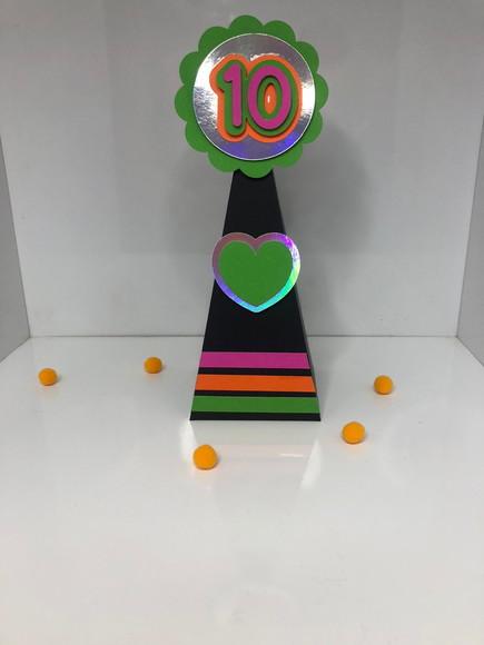 Personalizados Festa Neon - Kit com 30 Unidades