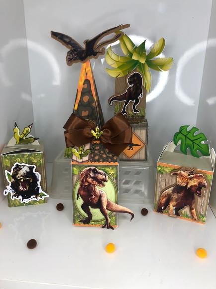 Personalizados Jurassic Park - Kit com 20 Unidades