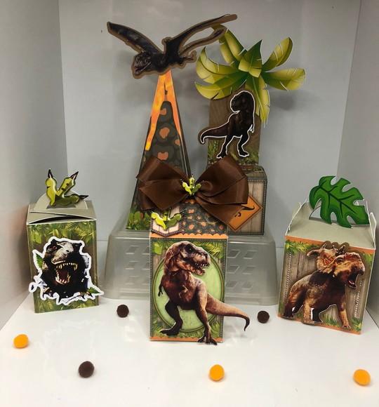 Personalizados Jurassic Park - Kit com 30 Unidades