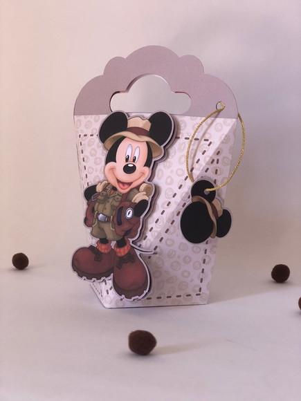 Personalizados Mickey Safari - Kit com 25 Unidades
