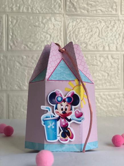Personalizados Minnie Pool Party - Kit com 20 Unidades
