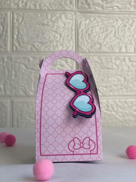 Personalizados Minnie Pool Party - Kit com 25 Unidades
