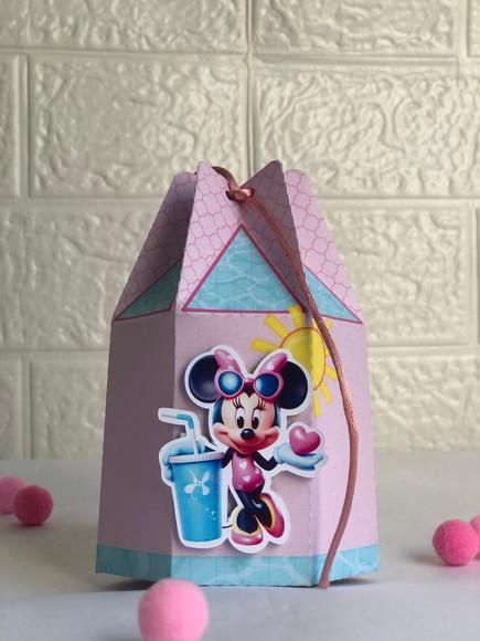 Personalizados Minnie Pool Party - Kit com 50 Unidades