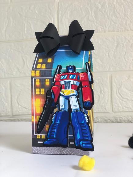 Personalizados Transformers - Kit com 50 Unidades