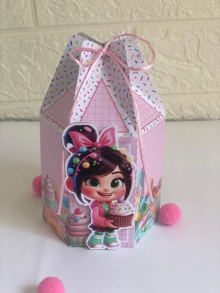 Personalizados Vanellope - Kit com 40 Unidades