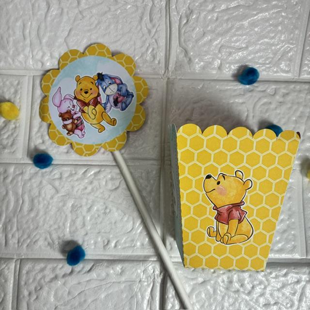 Centro de Mesa Cachepô URSINHO POOH - Personalizados Lembrancinh