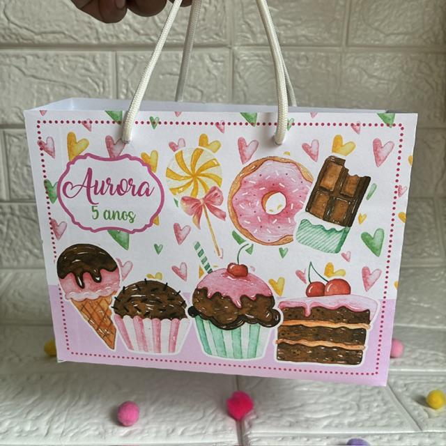 Sacolinha Personalizada Confeitaria