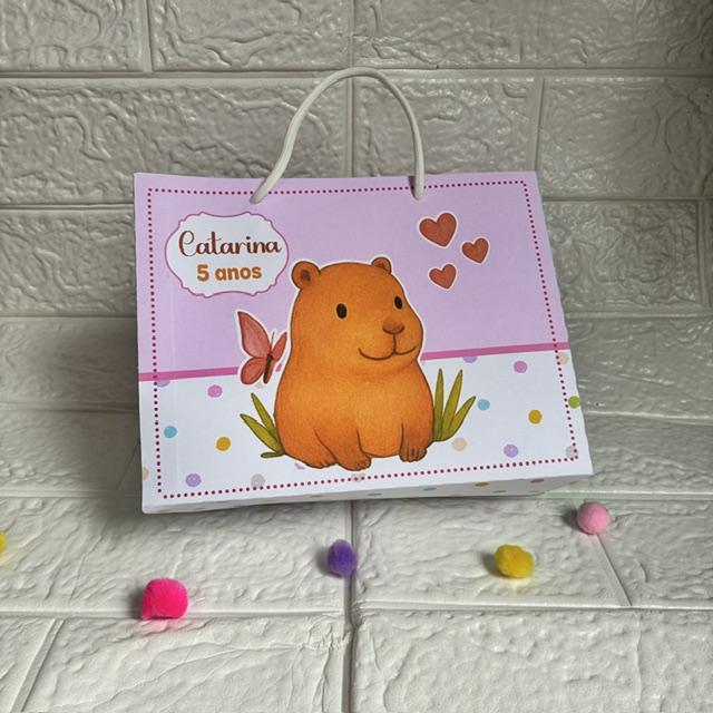 Sacolinha Personalizada Capivara