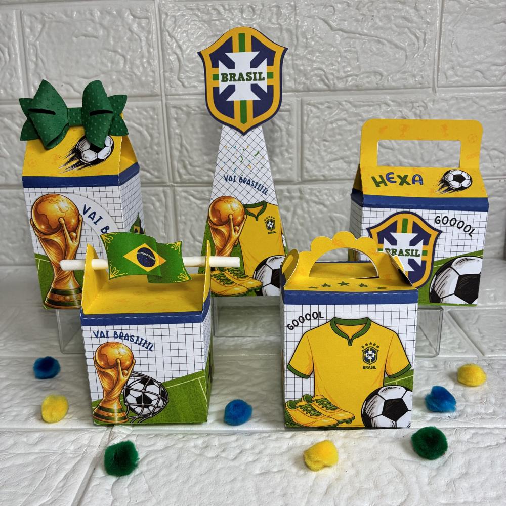 Personalizados Copa do Mundo - Kit com 30 unidades