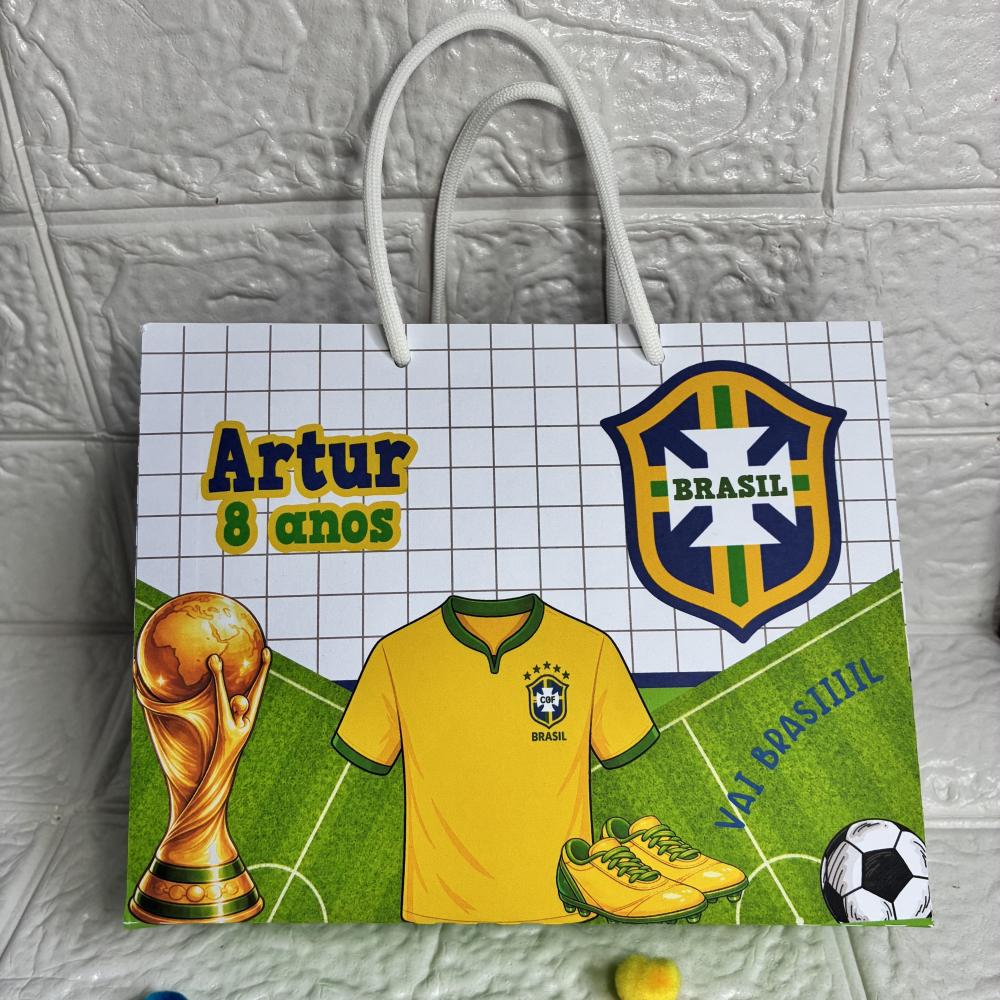 Sacolinha Personalizada Copa do Mundo