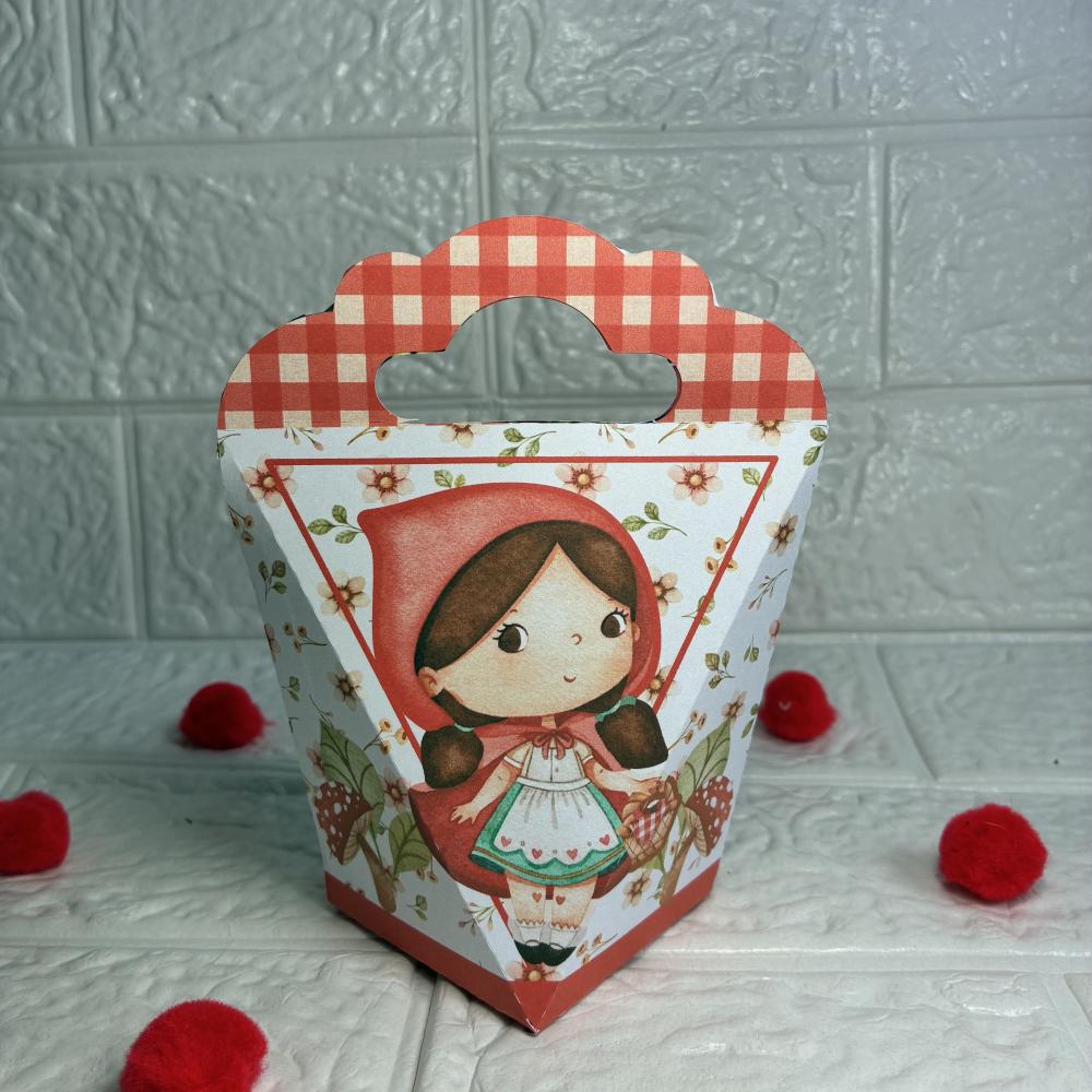 Personalizados Chapeuzinho Vermelho Aquarelado - Kit com 20 unida
