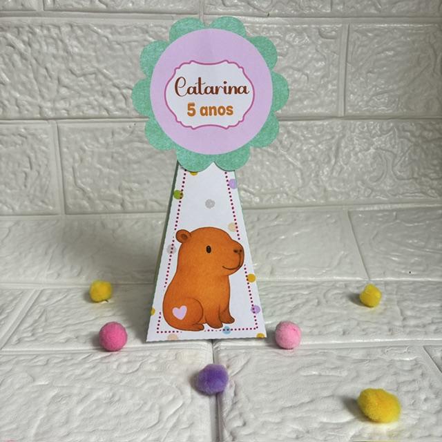 Personalizados Capivara - Kit com 30 unidades