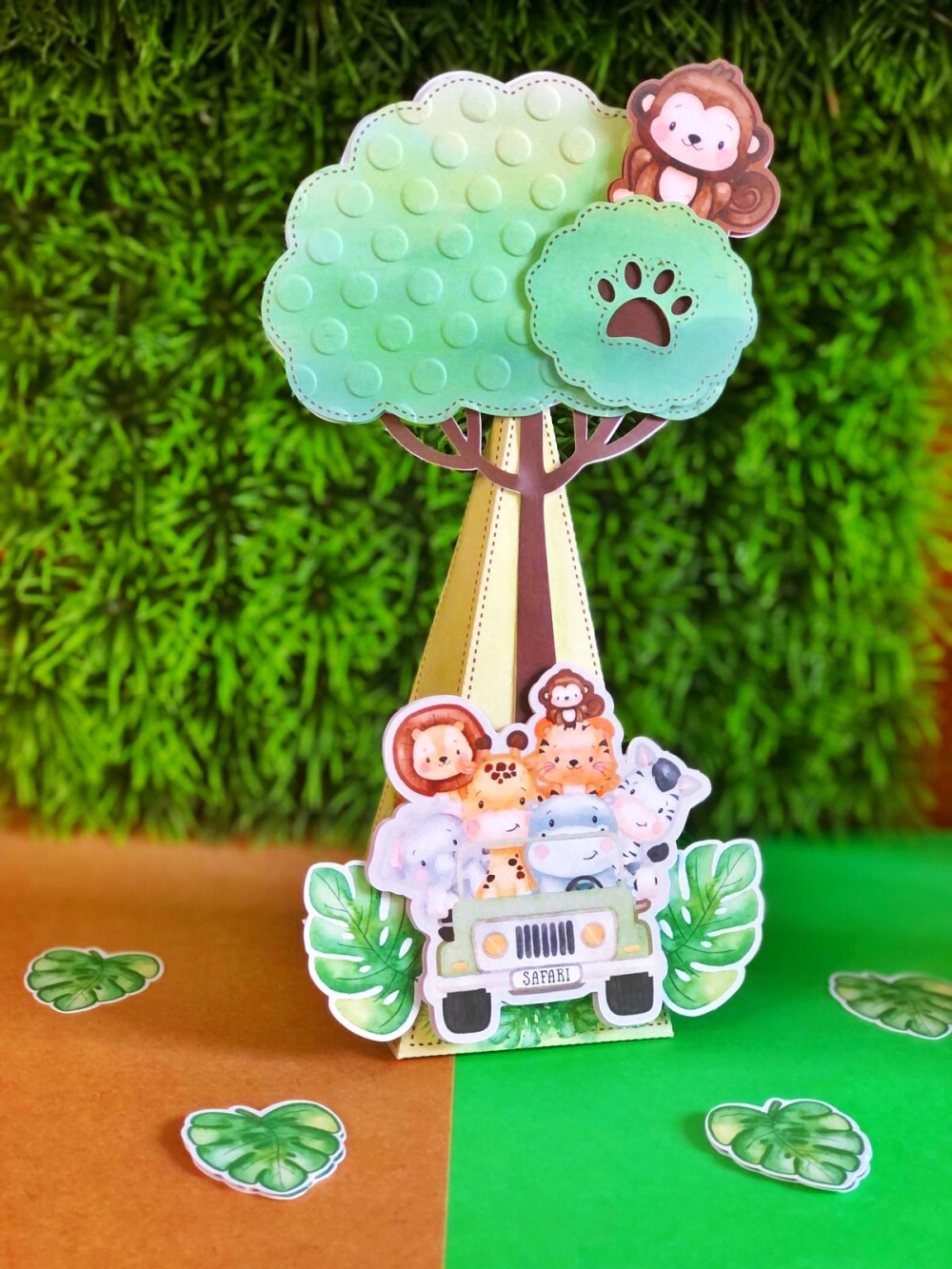 Personalizados Safari Baby - Kit com 10 Unidades