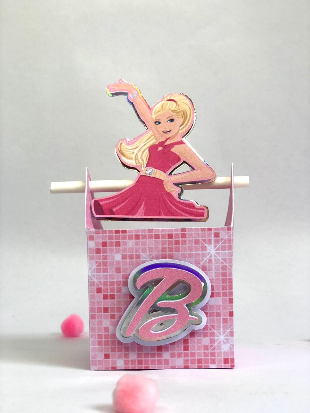 Personalizados Barbie - Kit com 10 unidades
