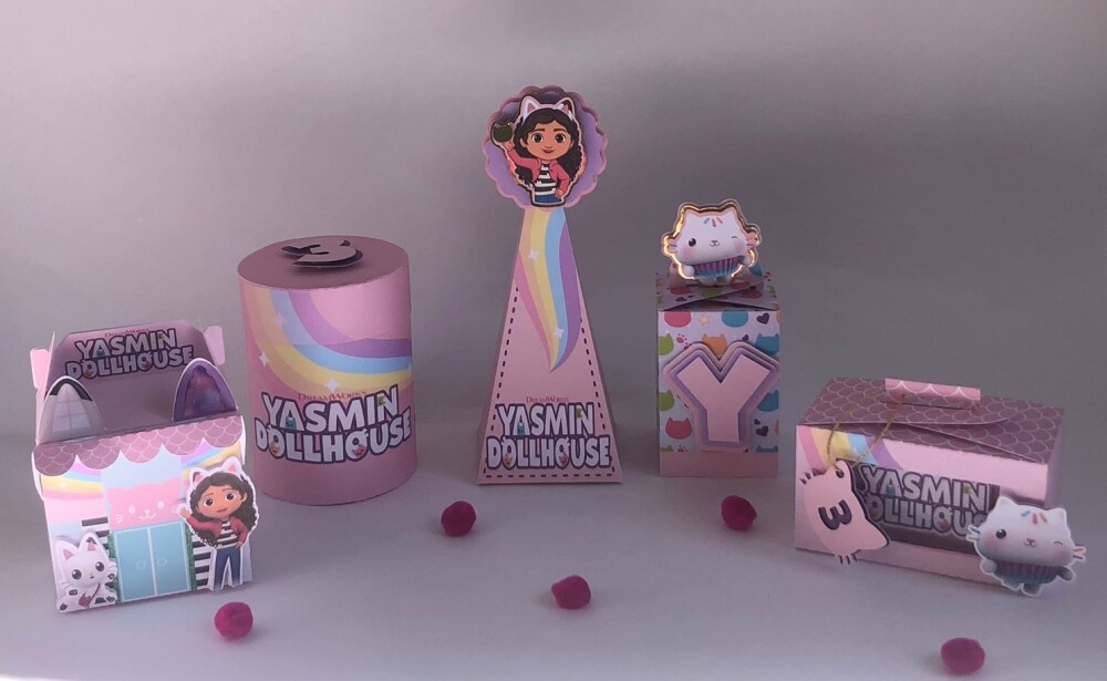Personalizados a Casa Mágica da Gabby - Kit com 10 Unidades