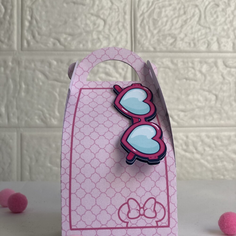 Personalizados Minnie Pool Party - Kit com 10 Unidades